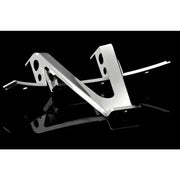 Polished metal bracket with mounting holes for Wheel Pros Split Spoke Inserts 22X10 Chrome