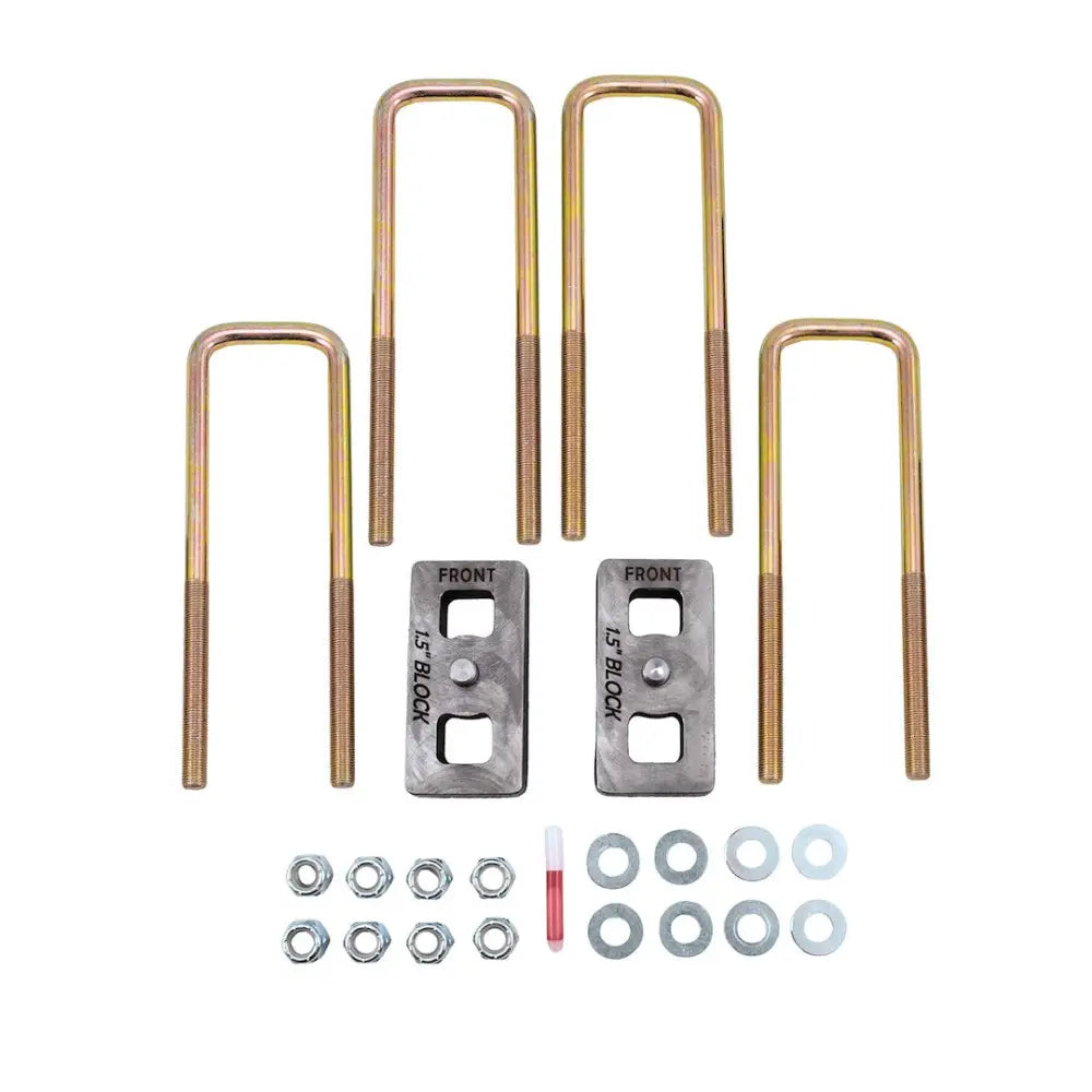 Suspens PRO Includes U-Bolts Leaf Spring Block Kit BUG01 - Ubolt GM 1500