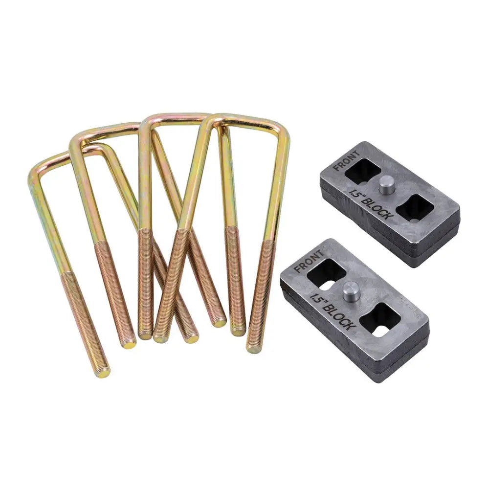 Suspens PRO Includes U-Bolts Leaf Spring Block Kit BUG01 - Ubolt GM 1500
