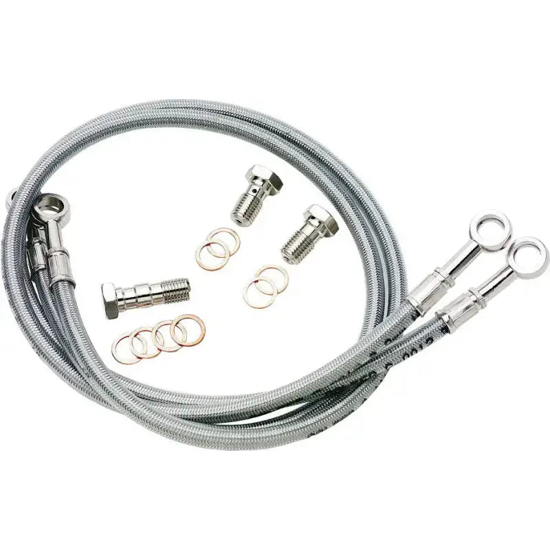 Brake Line Front Silver Suz - GBrakes