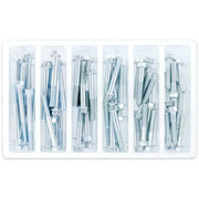 BOLT M6 8mm Hex Flange Bolt Assortment 60 Piece Kit for Powersports