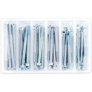 BOLT M6 8mm Hex Flange Bolt Assortment 60 Piece Kit for Powersports