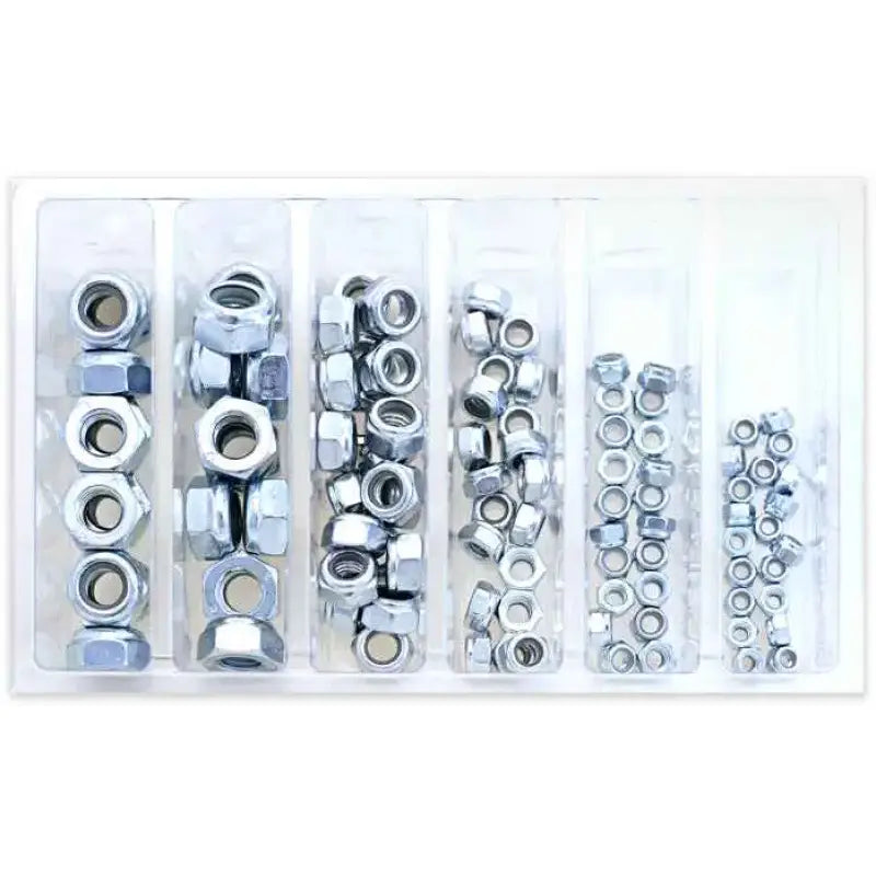 SV-NYLOCK Nylon Locking Nut Assortment 100 Piece Kit