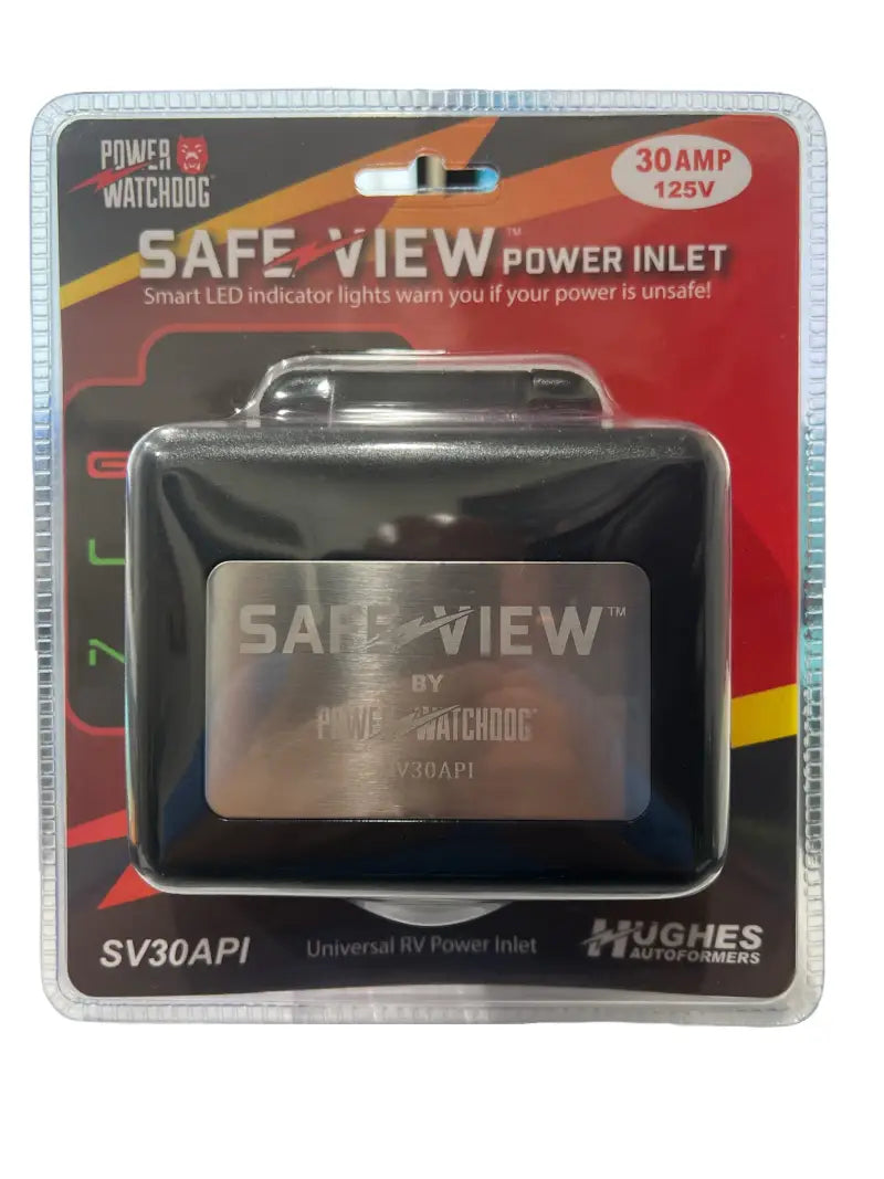 SV30API Hughes Auto 30A Safeview Smart Power Inlet for RV, automotive, powersports, off-road, marine, exterior, truck accessories, interior, truck bed, and RV parts, AVADA - Best Sellers, Must Haves