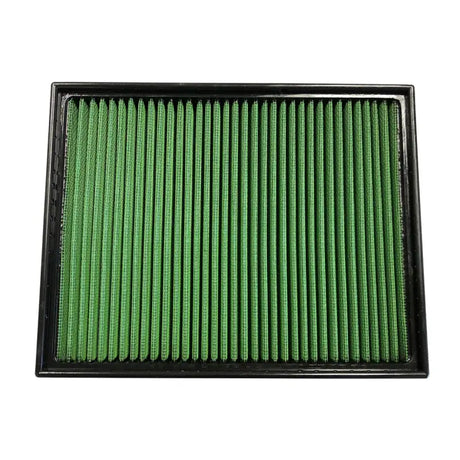 Green rectangular air filter with black frame for Swisher 2in Ball Coupler or 2in Ball