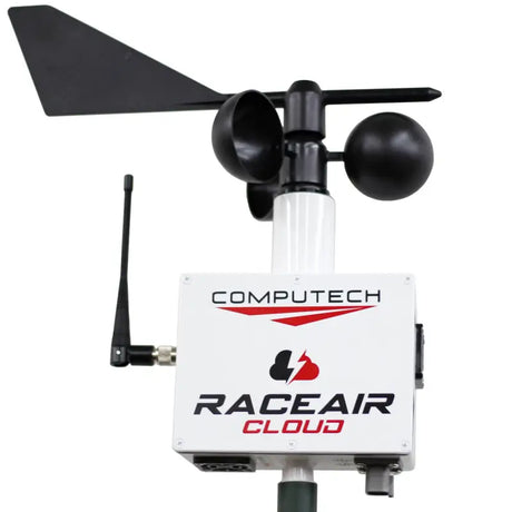 Weather station with wind vane and anemometer on Swisher Cold Weather Lever 11226TK