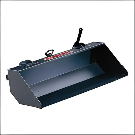 Dark metal tractor bucket for Swisher Scraper Edge 50in Blade - 2317TK