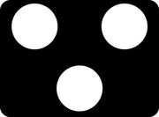 Stove Wrap Protectors SWRV600 for Furion, Magicchef, and Greystn stoves, showcasing sleek black design with three round burner openings.