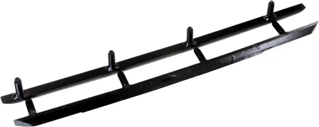 Black metal snowmobile ski runners with four studs from SXA-4000 Competition Carbides for RV parts & accessories