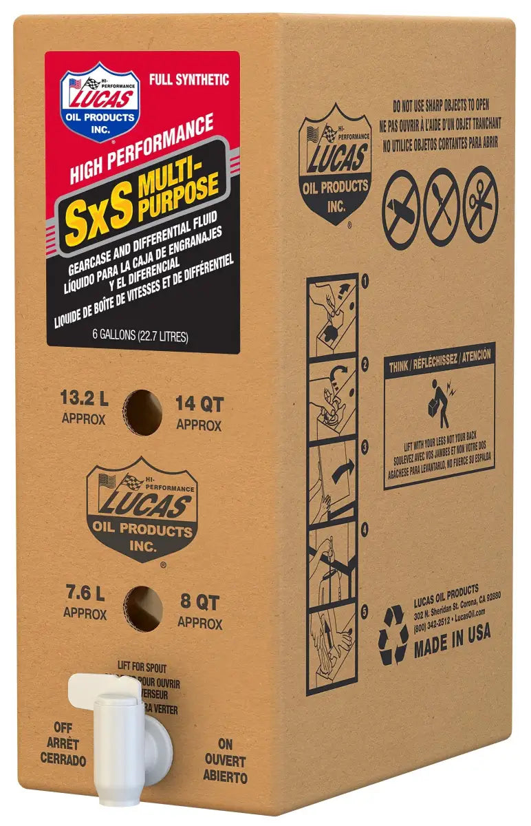 Sxs Gear Case Oil 6 Gal Bib