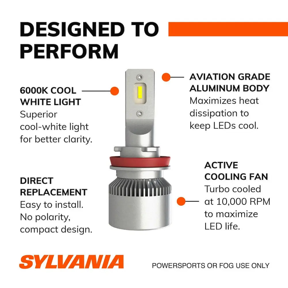 Sylvania H11SL.BX2 Driving/ Fog Light Bulb