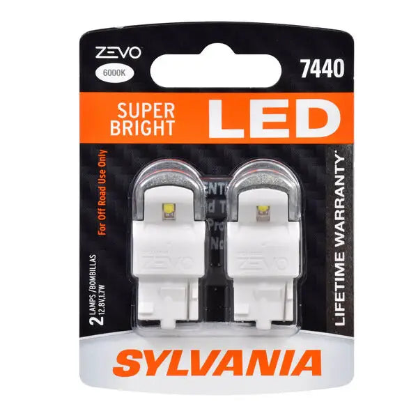 Sylvania Limited Lifetime Warranty Turn Signal Light Bulb - LED 7440LED.BP2 - Zevo2 7440LED.BP2 EN-SP