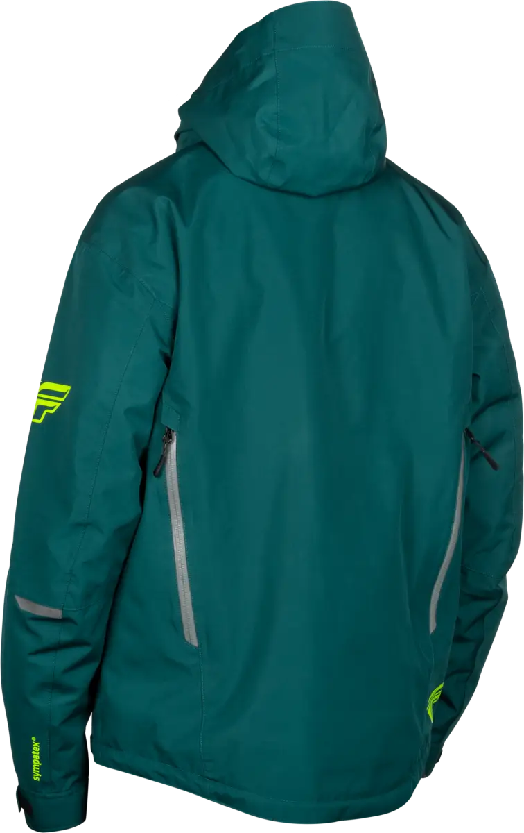 Incline Jacket Teal/Black Sm - FLY RACING