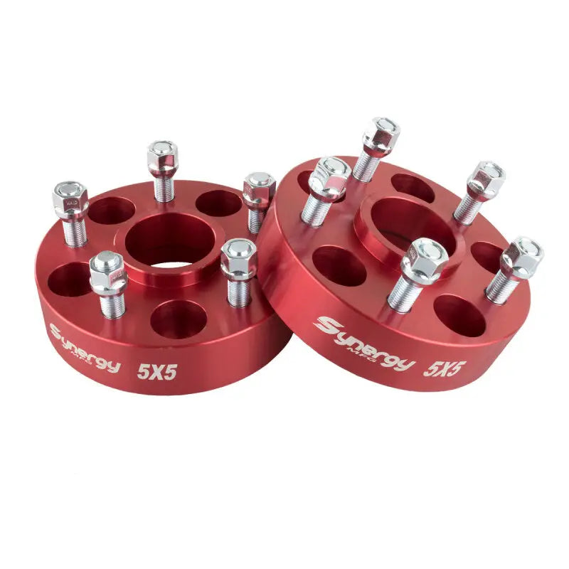 Synergy Mfg 8810-02 Synergy 2018+ Jeep Wrangler JL Hub Centric Wheel Spacers 5x5-1-3/4in Width M14 x 1.50 Stud Size