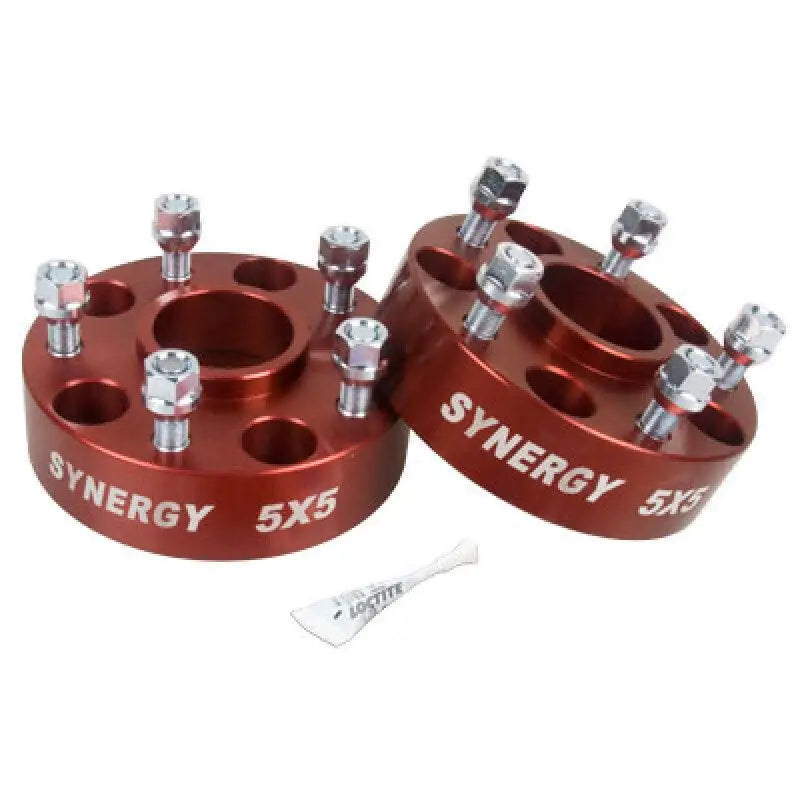 Synergy Mfg 4113-5-50-H Synergy Jeep Hub Centric Wheel Spacers 5x5-1.75in Width 1/2-20 UNF Stud Size