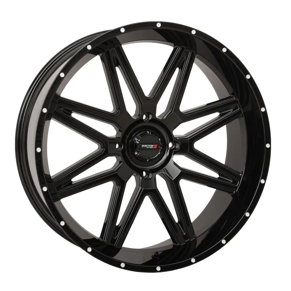 St7 Wheel 24x9 5+4 (0mm) 4/137 Gloss Black
