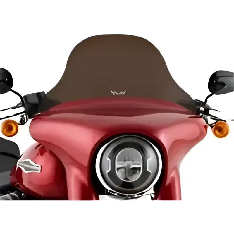 Motorcycle with T-239-8DS Slipstreamer Sportglide 8 Inch Dark Smoke Flsb 18-UP