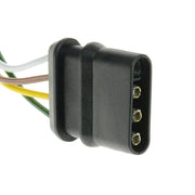 T-H Marine Color Coded Wires Trailer Wiring Connector Extension BE-TR-59380-DP - 4-WAY Wire