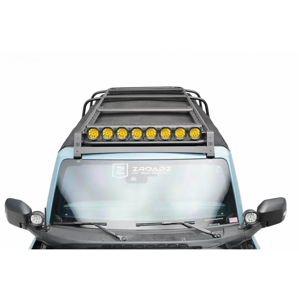 T-REX High Impact Polycarbonate Lens Driving/ Fog Light Z3090Wrda-KIT8 - 21-23 Bronco Roof Rack Led Kit