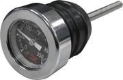 T03-0098 Oil Temp Gauge 2 7/8’’ Dipstick 00 17 Softail - w/Temperature