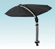 T10-4000-1 Taco Metals Shadefin Mini With White Fabric & - Boat Sunshade