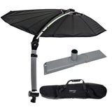 T10-4000-2 Taco Metals Shadefin Mini With Black Fabric & - Boat Sunshade