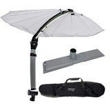 T10-4000-2 Taco Metals Shadefin Mini With Black Fabric & - Boat Sunshade