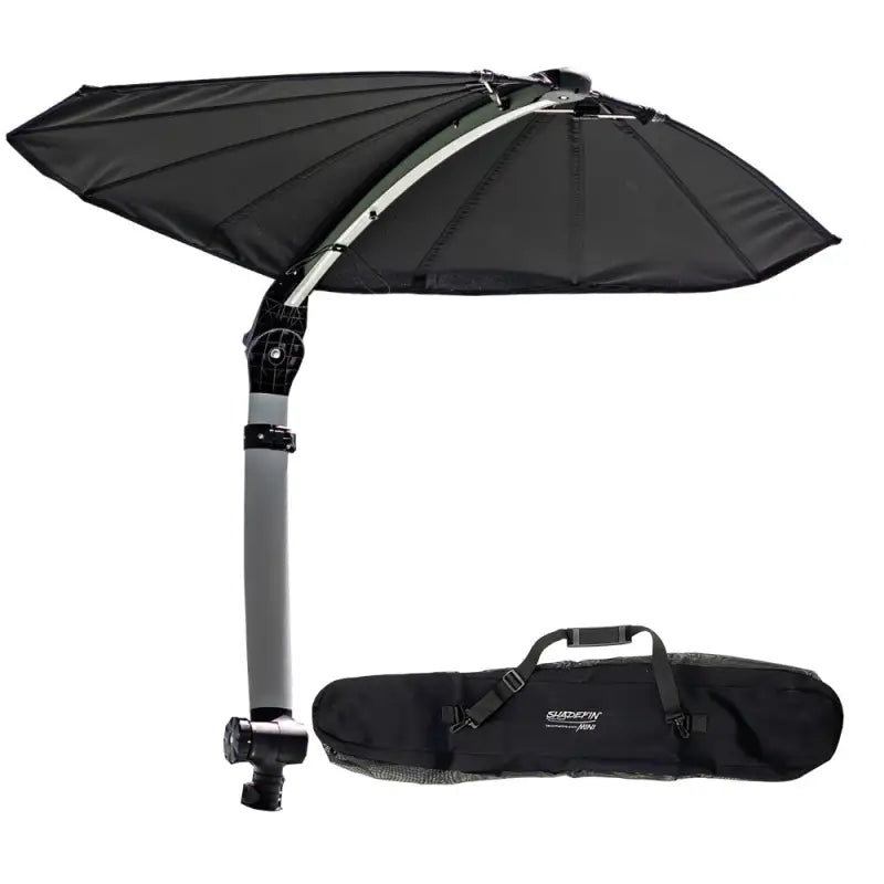 T10-4000-2 Taco Metals Shadefin Mini With Black Fabric & - Boat Sunshade