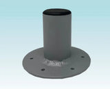 T10-4000-8 Taco Metals Shadefin Mini Deck Mount W/Backing - Boat Sunshade