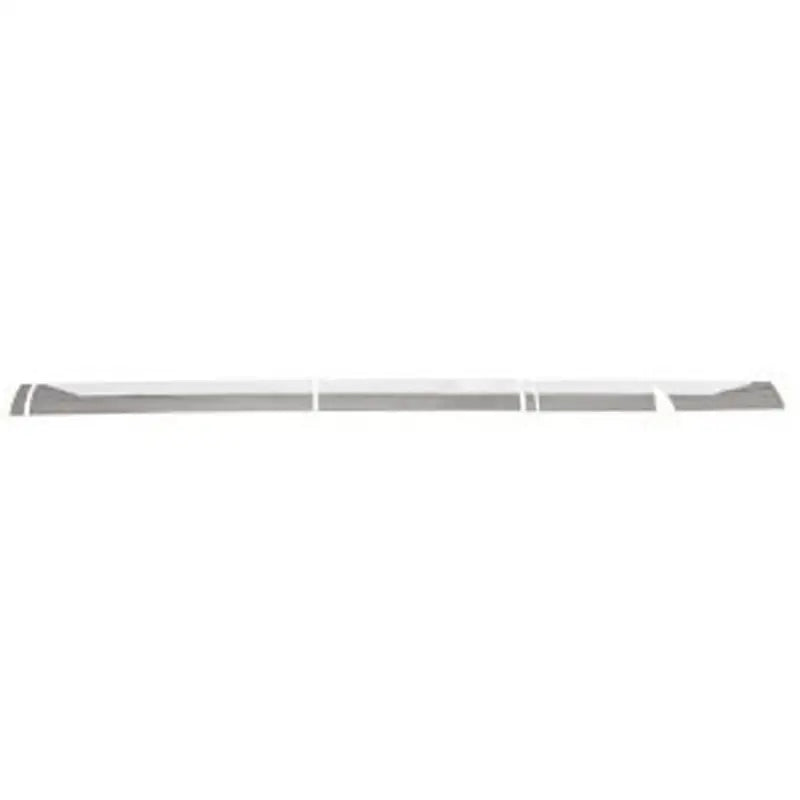 Silver T2189-304M Ici rocker panels side molding with cutouts and angled ends