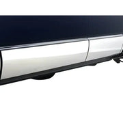Chrome side molding on dark blue vehicle with T3059-304M ICI rocker panels
