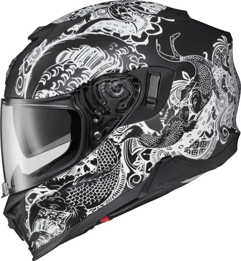 SCORPION EXO T52-1107 Exo T520 Helmet Nama Sushi Black/White 2x