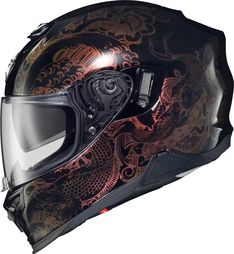 SCORPION EXO T52-1124 Exo T520 Helmet Nama Sushi Black/Chameleon Md