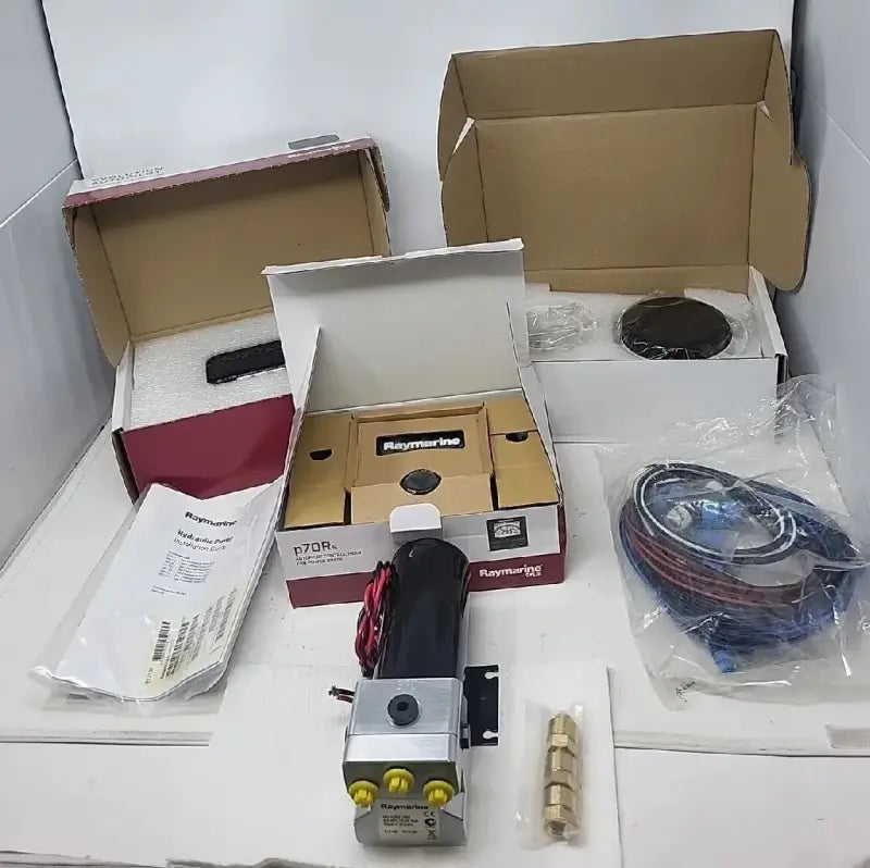 T70152 Raymarine Wheel Pilot Ev-100 P70S Pack components, advanced steering control, EV-100 autopilot, P70S control head, precise navigation, Marine, AVADA - Best Sellers, Must Haves