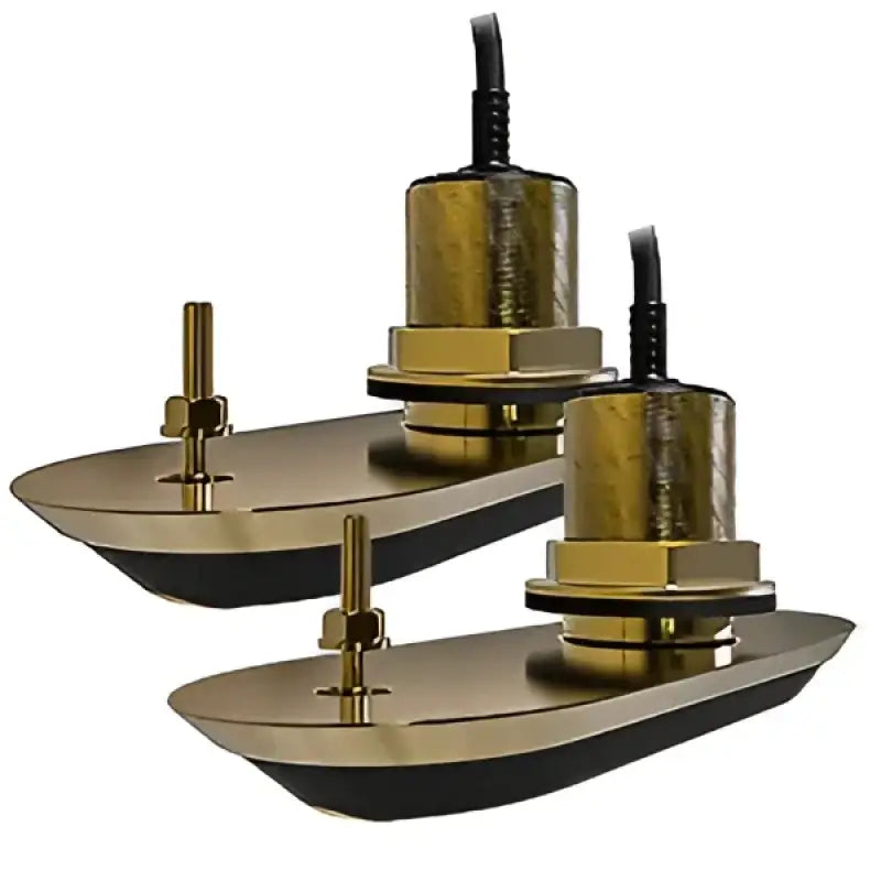 T70318 Raymarine Xdcr 3Dbronzethru-Hull 12Deg Pair for precise underwater visualization with durable bronze thru-hull design, featuring 12-degree wide sonar coverage for RV, Automotive, Powersports, off-road, marine, exterior, truck accessories, interior, truck bed, rv parts, Marine, AVADA - Best Sellers, Must Haves