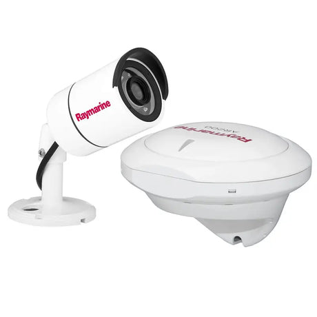 White marine camera and radar dome for T70452 Raymarine Cam210 augmented reality pack