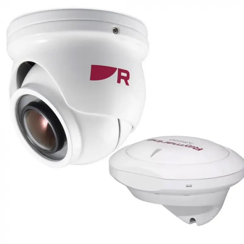 White dome-shaped camera and GPS receiver for T70581 Raymarine Cam300 augmented reality pack