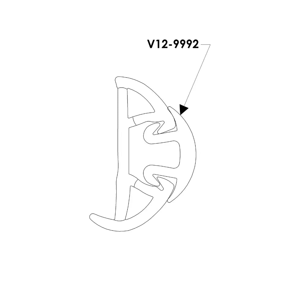 Taco Metals Features Predrilled For Fasteners Boat Rub Rail V11-9991BBK60-2 - Supro-Flex RR Kit Insert Overl