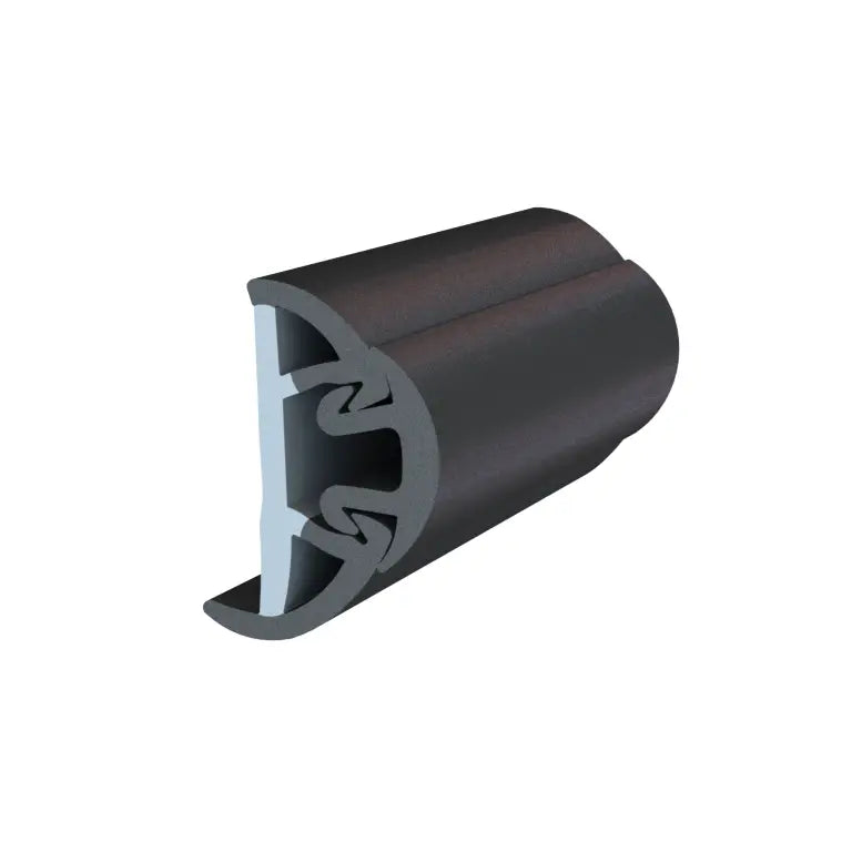 Taco Metals Features Predrilled For Fasteners Boat Rub Rail V11-9991BBK60-2 - Supro-Flex RR Kit Insert Overl