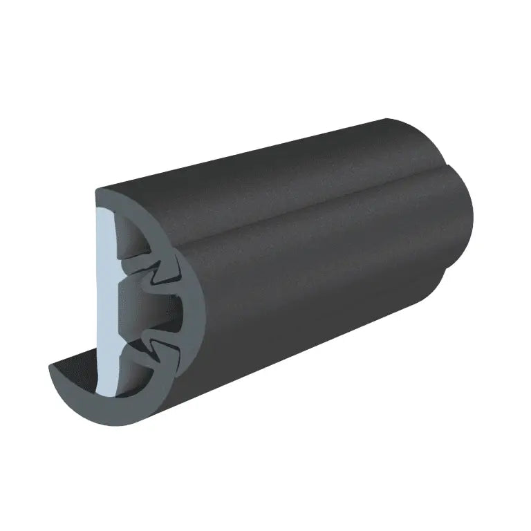 Taco Metals Features Predrilled For Fasteners Boat Rub Rail V11-9993BBK80-2 - Supro-Flex RR Kit Insert Overl