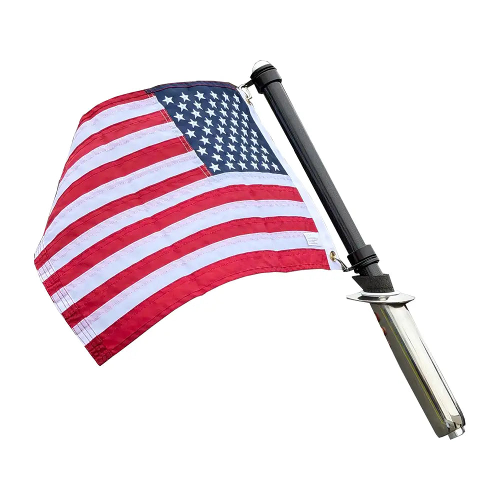 Taco Metals No Supplier Warranty Flagpole FP-0125-CF24 - Carbon Fiber Flag Pole J-Lock