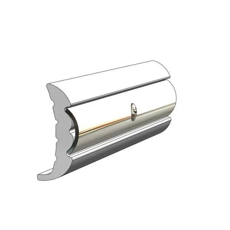 Taco Metals Requires Heat For Radius Forming Boat Rub Rail V21-9659WHC20D - White Rigid Frosty 20
