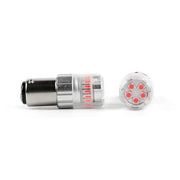 Tail Light Bulb - LED 1157 Philips 3020 High Power LED; Red; 600 Lumens; 9 To 18 Volt DC; Set Of 2 - RV and Auto Parts