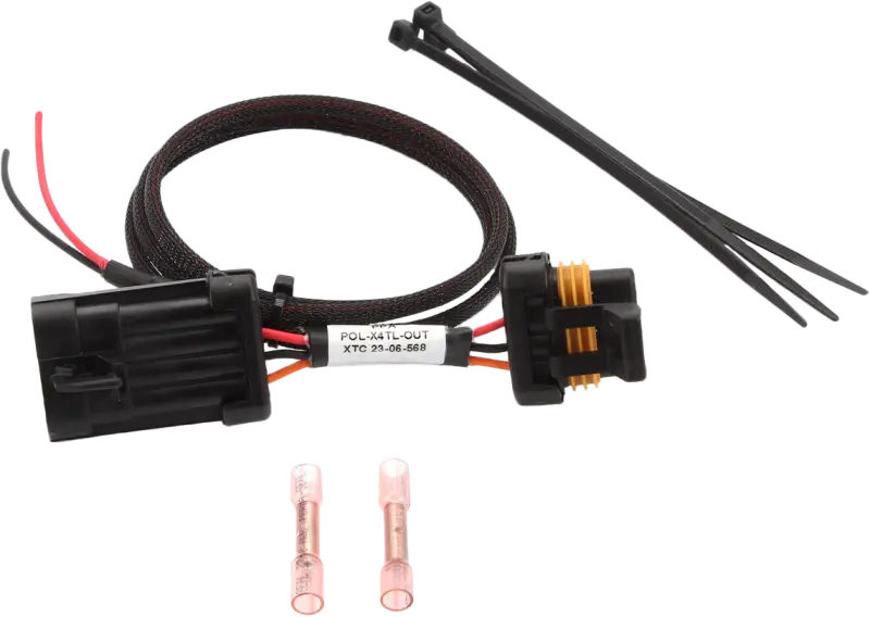 Tail Light Power Harness Lic. Plate & Whip Lights Pol