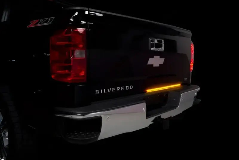 Tailgate Light - LED 48 Inch Flexible Bar; Amber Turn Signals/ White Reverse/ Red Brake/ Running/ Hazard Operation;