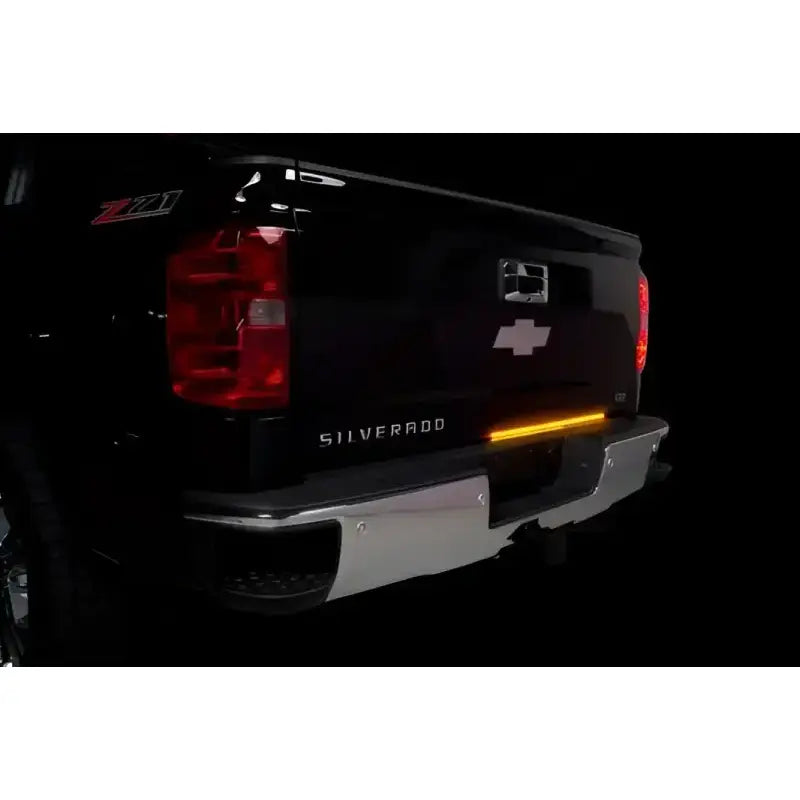 Tailgate Light - LED 48 Inch Flexible Bar; Amber Turn Signals/ White Reverse/ Red Brake/ Running/ Hazard Operation;