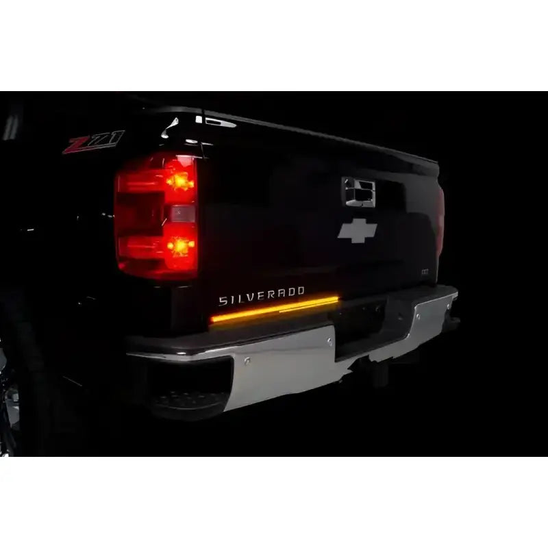 Tailgate Light - LED 48 Inch Flexible Bar; Amber Turn Signals/ White Reverse/ Red Brake/ Running/ Hazard Operation;