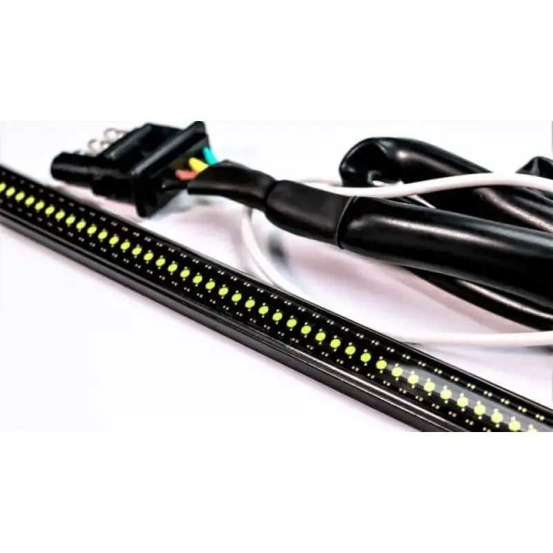 Tailgate Light - LED 48 Inch Flexible Bar; Clear Lens; Red Turn Signals/ White Reverse/ Brake/ Running/ Hazard