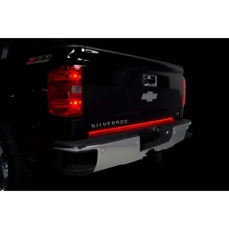 Tailgate Light - LED 48 Inch Flexible Bar; Clear Lens; Red Turn Signals/ White Reverse/ Brake/ Running/ Hazard