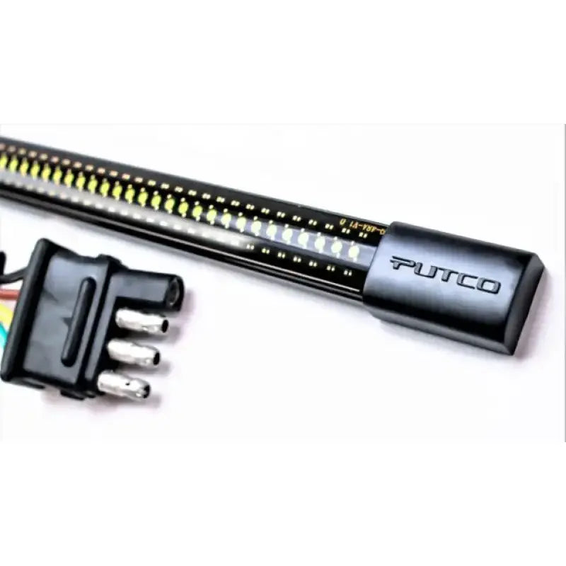 Tailgate Light - LED 48 Inch Flexible Bar; Clear Lens; Red Turn Signals/ White Reverse/ Brake/ Running/ Hazard